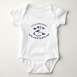 We are Platypus Baby Bodysuit