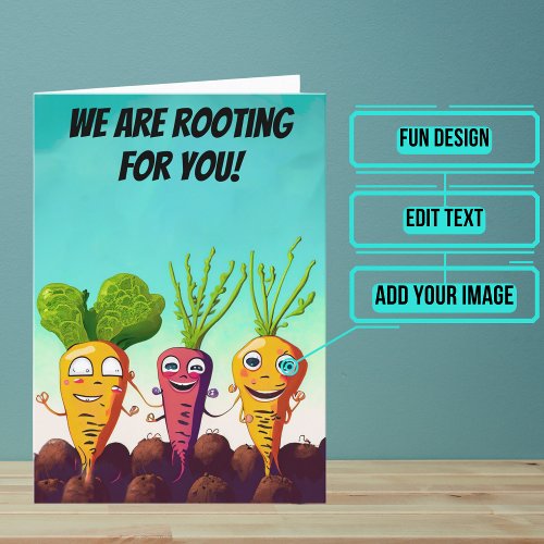 We Are Rooting for You Group Get Well Card