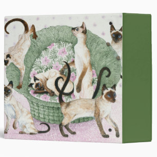 We are Siamese if you please 3 Ring Binder