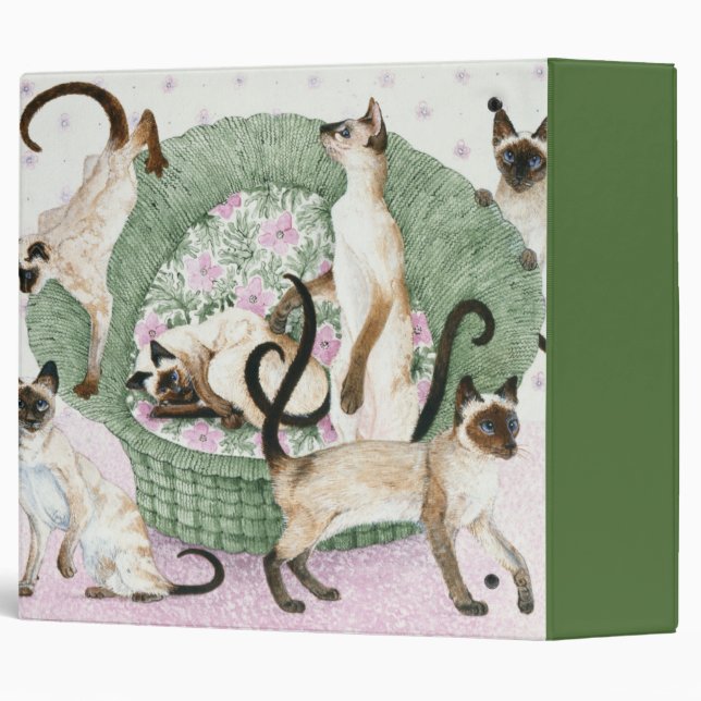 We are Siamese if you please 3 Ring Binder (Back/Spine)