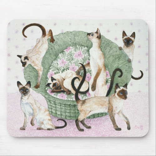 We are Siamese if you please Mouse Pad