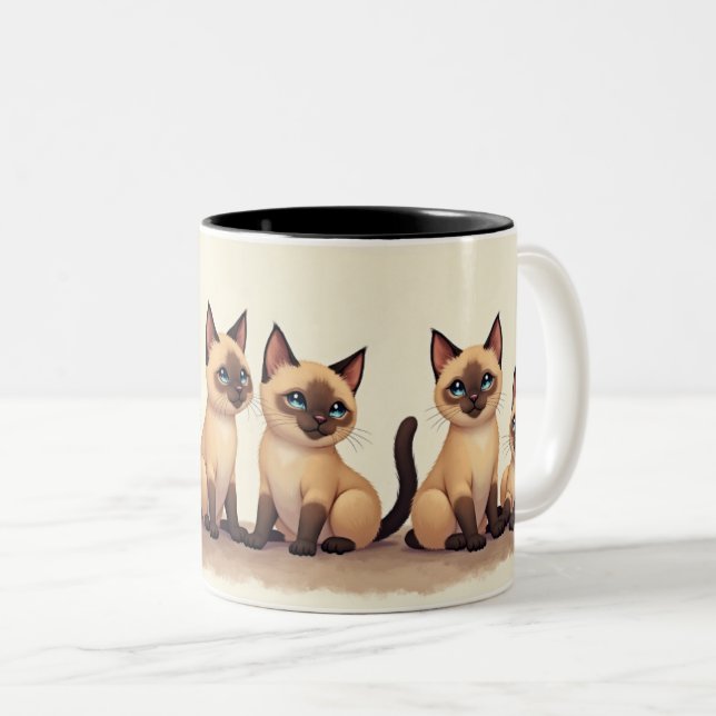 We Are Siamese Two-Tone Coffee Mug (Front Right)