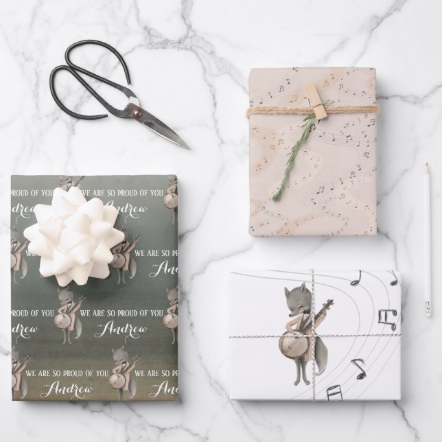 We Are So Proud Of You Wrapping Sheets (Front)