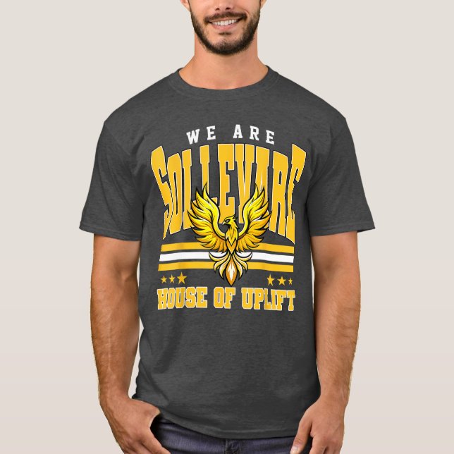 We are Sollevare Retro Mascot School Cheering frie T-Shirt (Front)