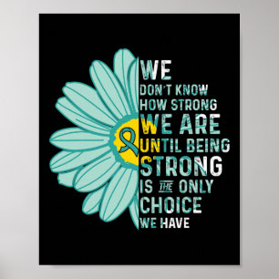 We Are Strong Heterotaxy Syndrome Awareness Suppor Poster