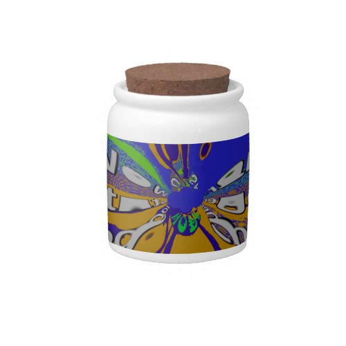 We are stronger together funny USA Hope pattern de Candy Jar