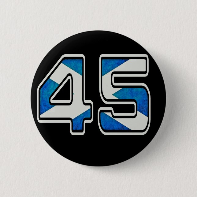 We Are The 45% Badge (dark) Button (Front)