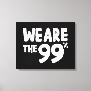 We Are the 99% Canvas Print