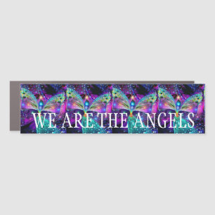 WE ARE THE ANGELS CAR MAGNET