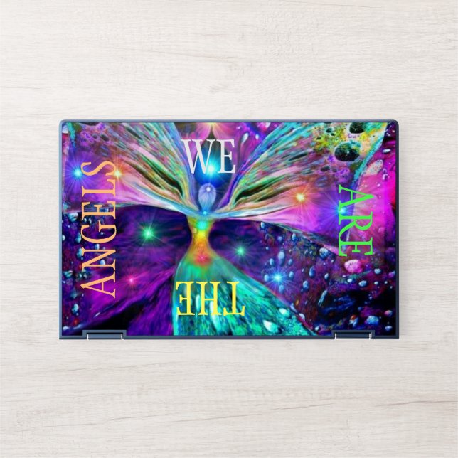 WE ARE THE ANGELS  HP LAPTOP SKIN (Front)