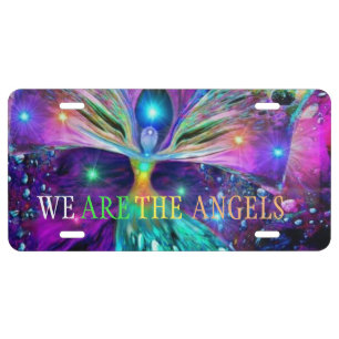 WE ARE THE ANGELS LICENSE PLATE