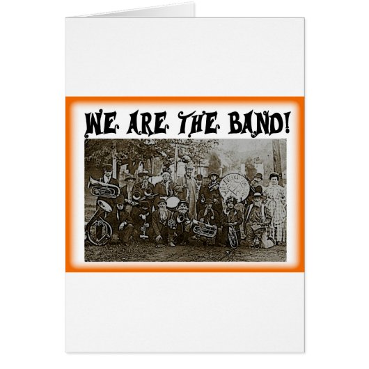 We are the Band Cards (Front)