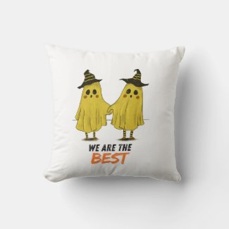 We are the best  throw pillow