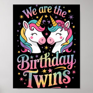 We Are The Birthday Twins  Poster