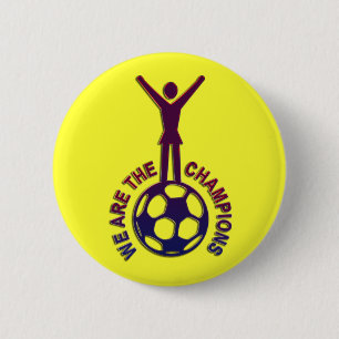 WE ARE THE CHAMPIONS - women soccer Button