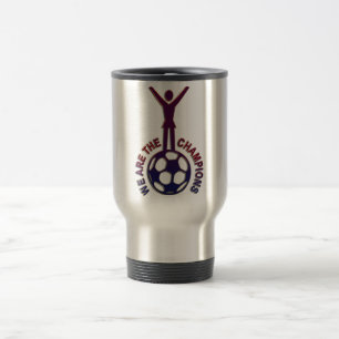 WE ARE THE CHAMPIONS - women soccer Travel Mug