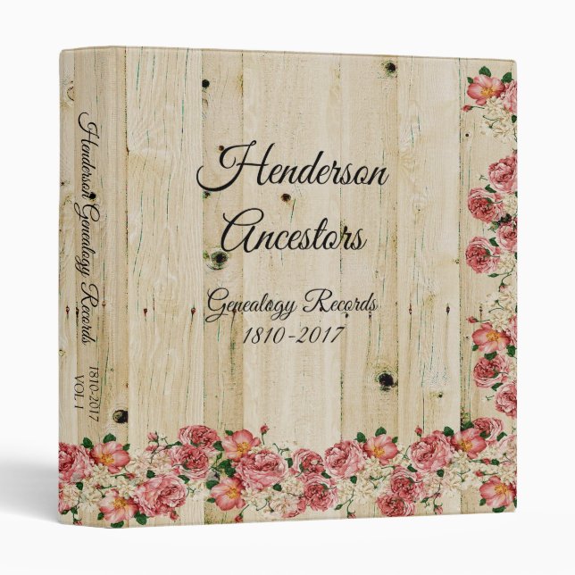 We Are The Chosen Genealogy 3 Ring Binder (Front/Spine)