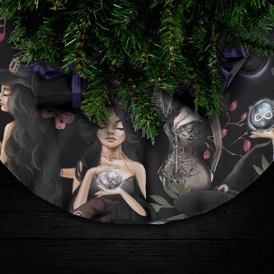 We Are the Daughters of Witches You Could Not Burn Brushed Polyester Tree Skirt