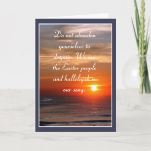 We Are The Easter People Holiday Card