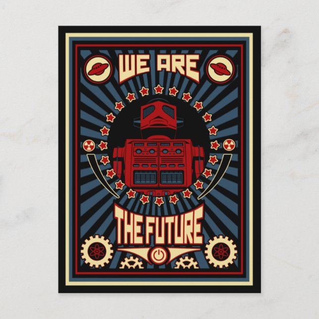 We Are The Future Postcard (Front)