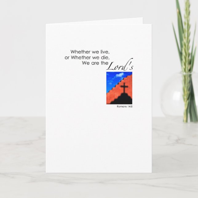 We are the Lords Card (Front)