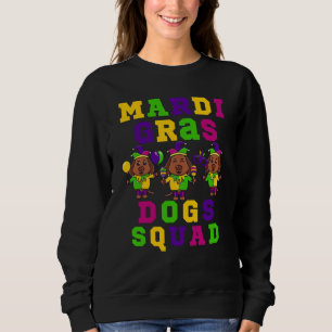 We are the Mardi Dog Squad This is my 2023 Mardi G Sweatshirt