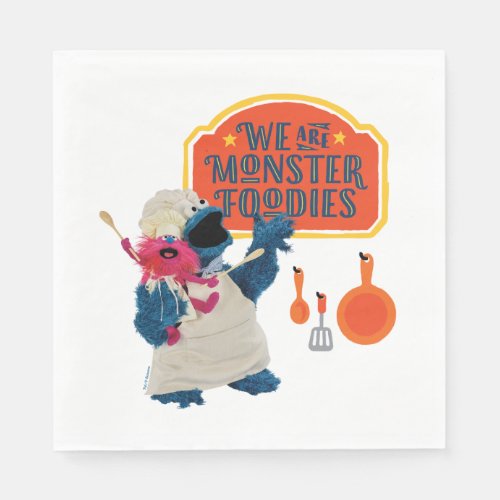 We Are the Monster Foodies Napkins