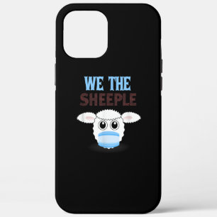 We are The sheeple   funny sheep with face mask iPhone 12 Pro Max Case