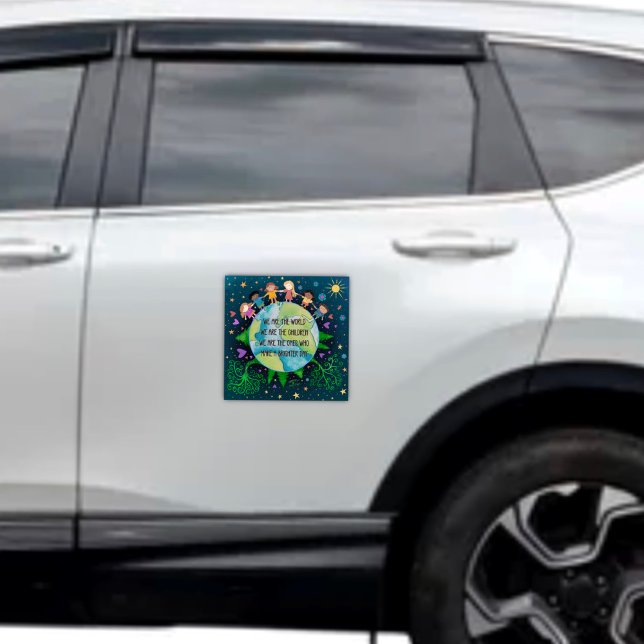 We are the World Cutest Kids Love Car Magnet (Creator Uploaded)