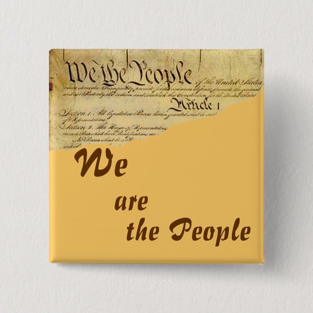 WE are thePeople Button (Front)
