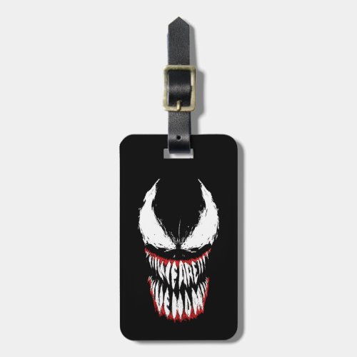 We Are Venom Fang Typography Luggage Tag