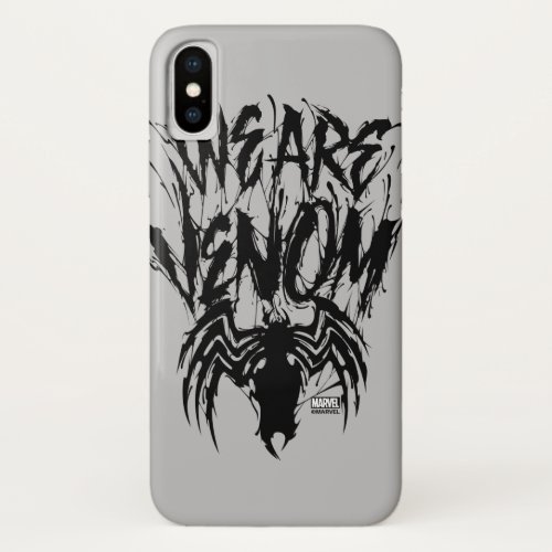 We Are Venom Spider Graphic iPhone X Case