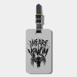 We Are Venom Spider Graphic Luggage Tag