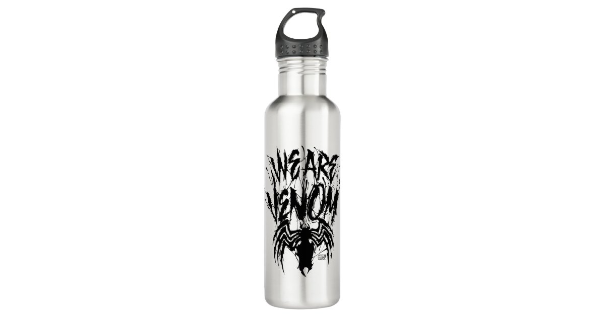 Venomized Spider-Man Logo Stainless Steel Water Bottle