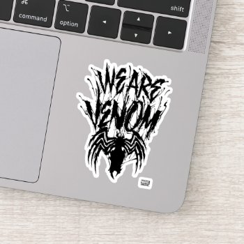 We Are Venom Spider Graphic Sticker by spidermanclassics at Zazzle
