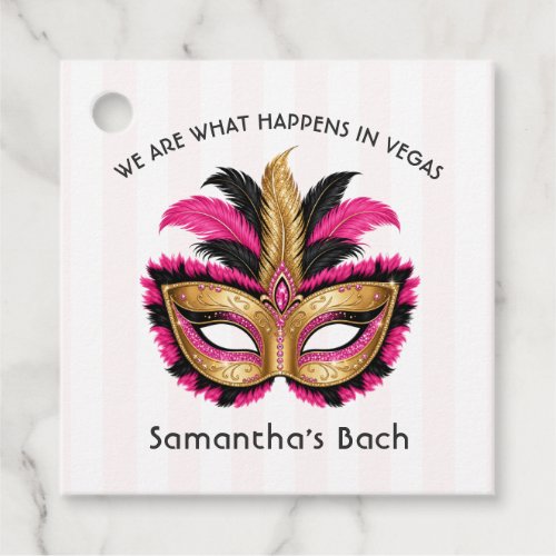 We Are What Happens in Vegas Bachelorette Favor Tags
