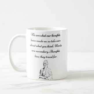 "We are what our thoughts" - Inspirational Mug