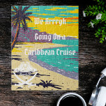 We Arrrgh Going On a Caribbean Cruise Surprise Jigsaw Puzzle<br><div class="desc">Surprising a family member or loved ones? This puzzle is great way to tell them: Let them build it and read the surprise!
Puzzle reads "We Arrrgh Going On a Caribbean Cruise!" surprise gift</div>