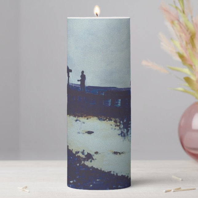 We ate all the Fish, Now What? Pillar Candle (In Situ)