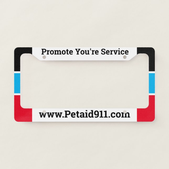 We Back Reno Businesses  License Plate Frame (Front)