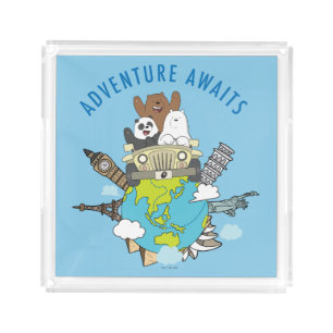 We Bare Bears - Adventure Awaits Acrylic Tray
