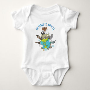 We Bare Bears - Adventure Awaits Baby Bodysuit