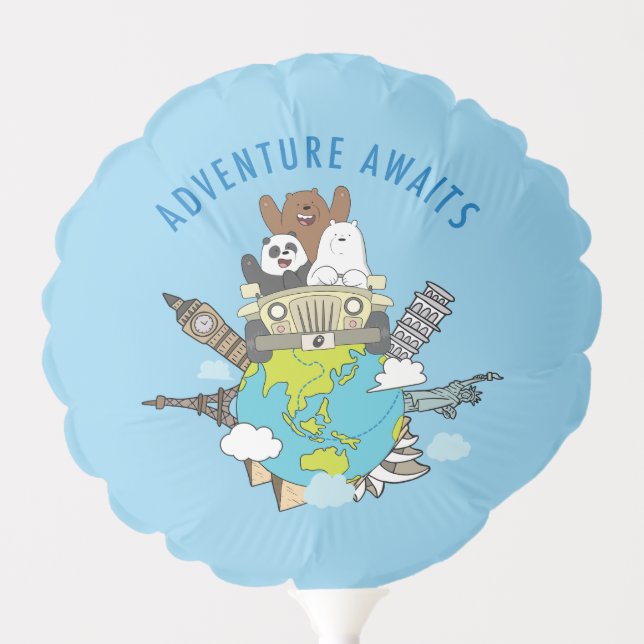 We Bare Bears - Adventure Awaits Balloon (Front)