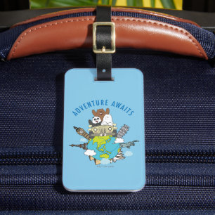 We Bare Bears - Adventure Awaits Luggage Tag