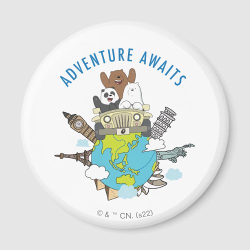 We Bare Bears _ Adventure Awaits Magnet