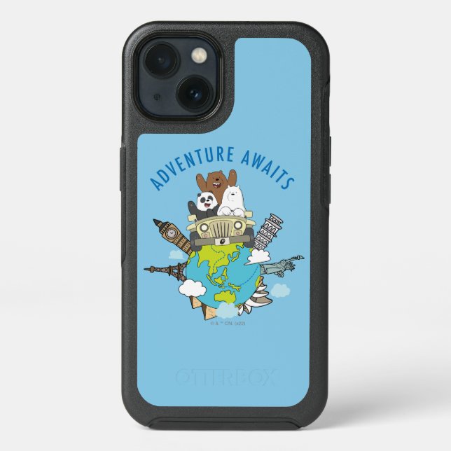 We Bare Bears - Adventure Awaits Otterbox iPhone Case (Back)