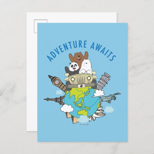 We Bare Bears _ Adventure Awaits Postcard