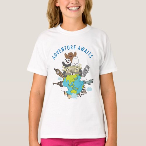 We Bare Bears _ Adventure Awaits T_Shirt