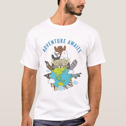 We Bare Bears _ Adventure Awaits T_Shirt