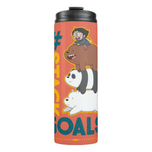 We Bare Bears and Chloe - #StackGoals Thermal Tumbler